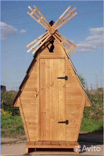 Дачный туалет с кошкой юно 643