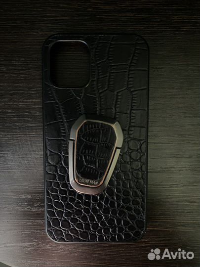 Кожаный чехол на iPhone 12 mini