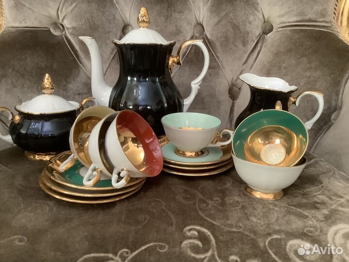 Сервиз кофейный Мокко, Кахла, Kahla, ГДР