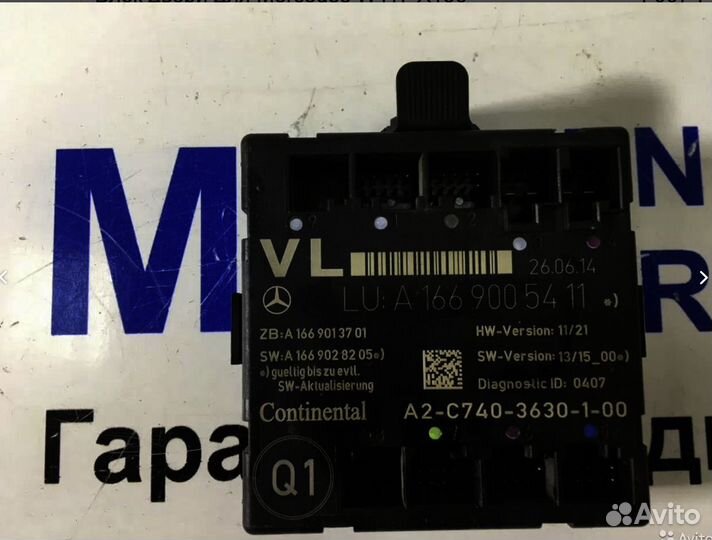 Дверные блоки Mercedes W176 X156 W166 W117 X156