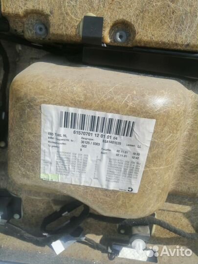 Задняя обшивка двери BMW 7 E65 бежевая