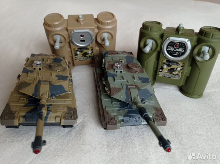 Танковый бой радиоуправляемый