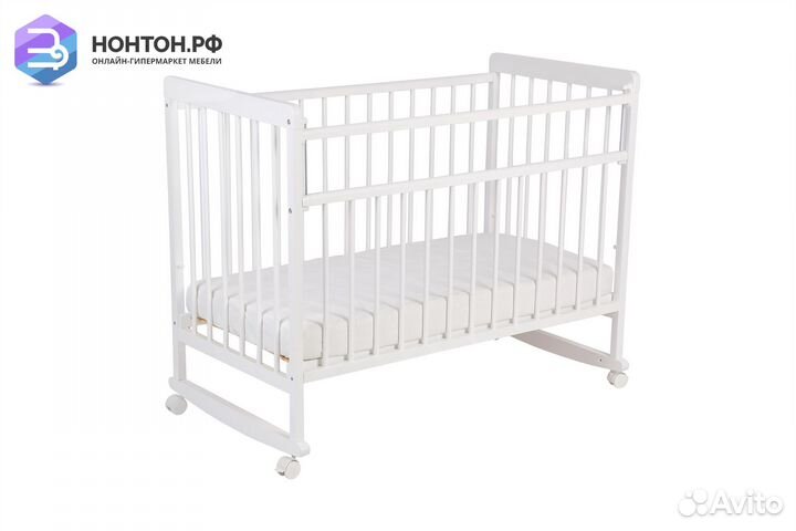 Кроватка детская Диана белая