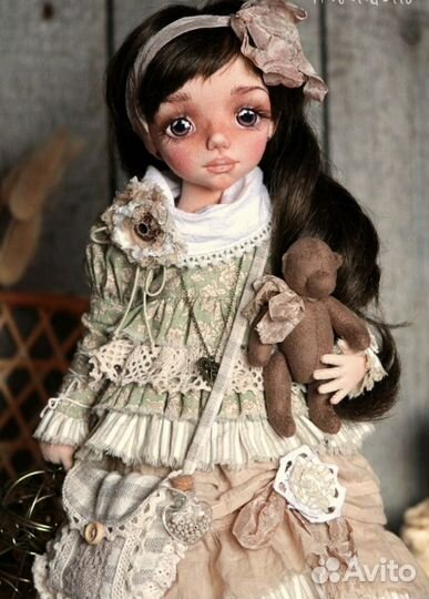 Текстильная кукла ручной работы