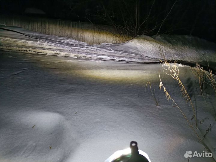 Противотуманные LED фары на Приору с глазками