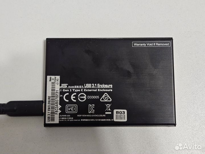 Внешний ssd asus 512gb