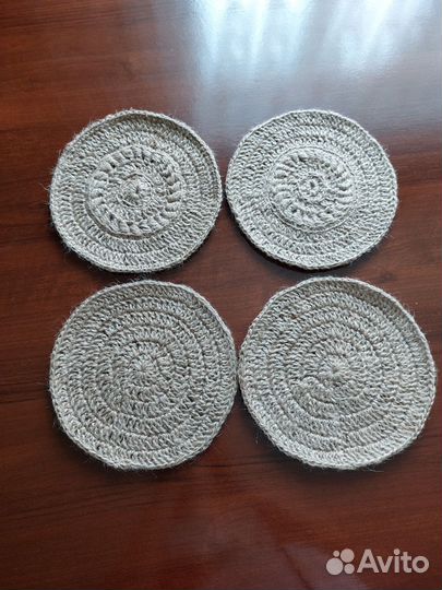 Салфетки, мочалки (джутовая)