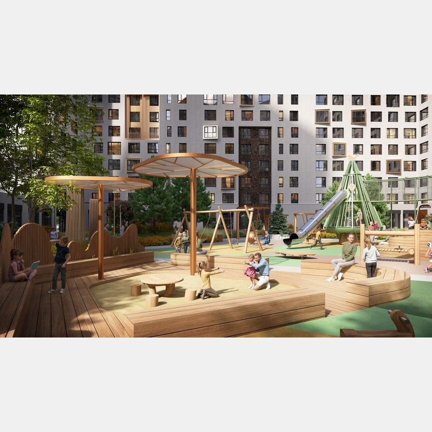 2-к. квартира, 61,5 м², 12/23 эт.