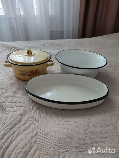 Посуда эмалированная