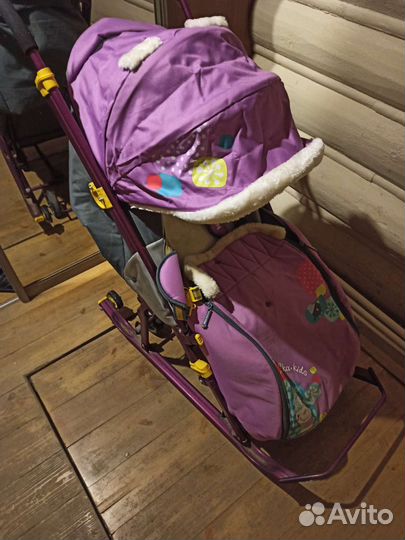 Санки коляска ника