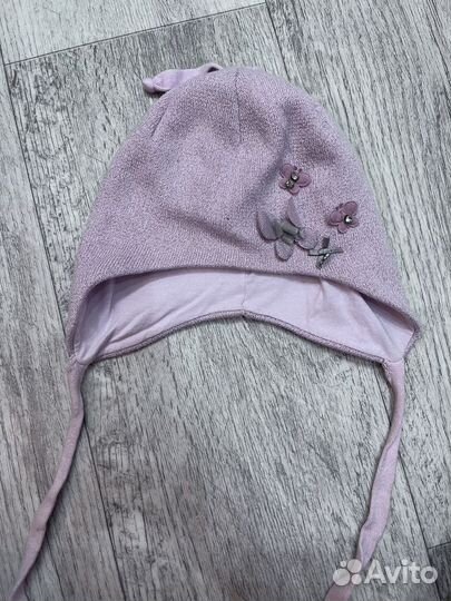 Шапочка для девочки на весну