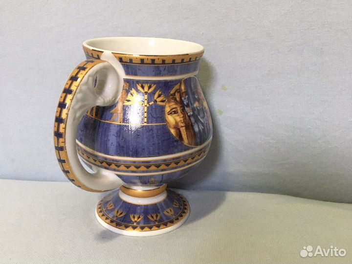Бокал на ножке для чая коллекционный Египет