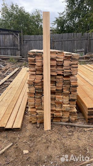 Доска заборная обрезная