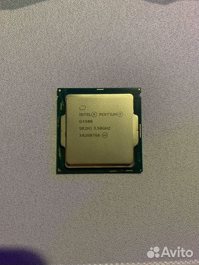 Процессор intel pentium G4500