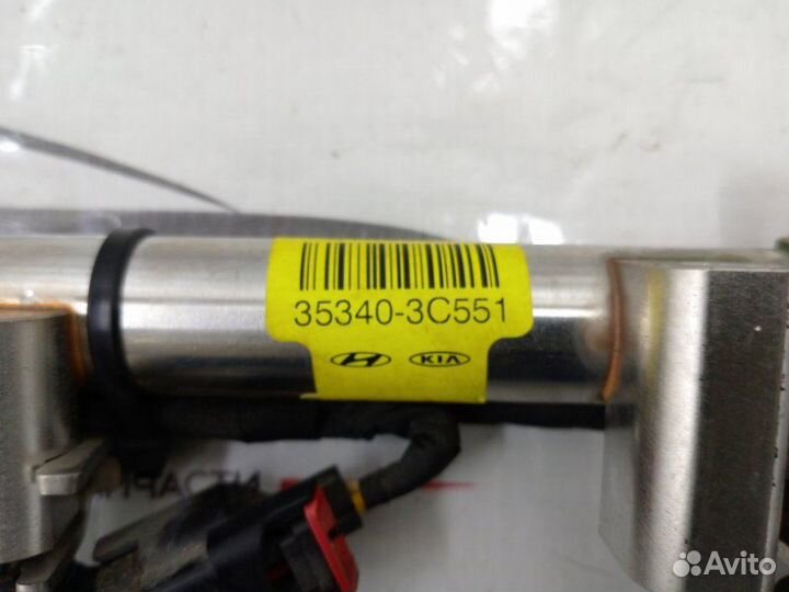 Топливная рейка Kia Quoris 1 G6DJ 2012-2019