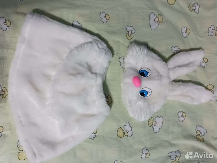 Новогодний костюм зайки для девочки