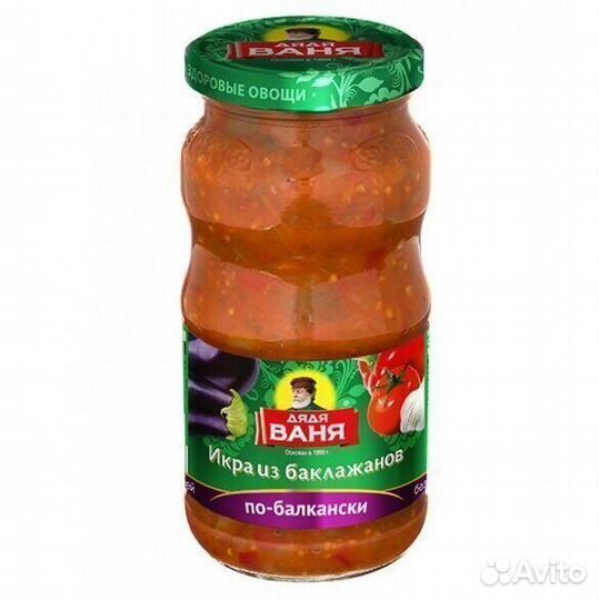 Опт - Икра Дядя Ваня из баклажанов По-балкански