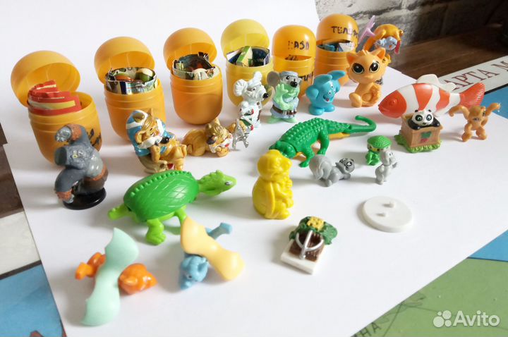 Игрушки киндер 1990-2010 годов сборка и фигурки