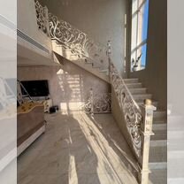 Кованые перила для лестницы, Рошаль