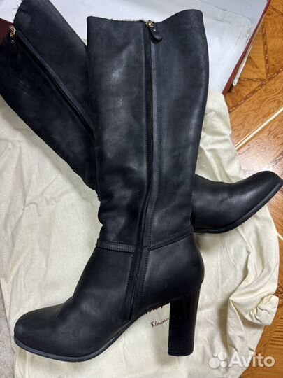 Сапоги зимние salvatore ferragamo оригинал