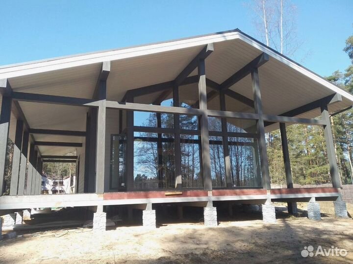 Панорамное остекление (безрамное остекление)