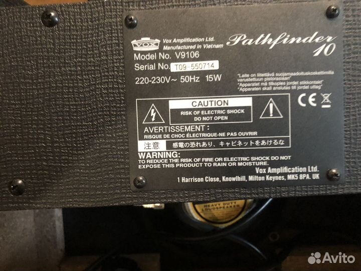 Комбоусилитель для электрогитары VOX Painfinder 10