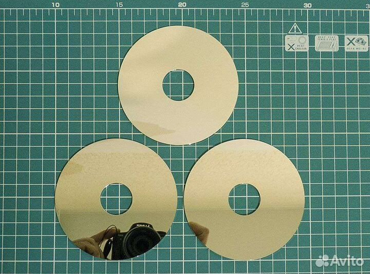 Зеркальные диски для декора