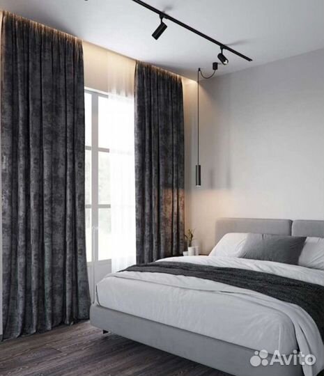 Мраморные шторы комплект