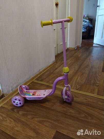 Самокат детский трехколесный бу
