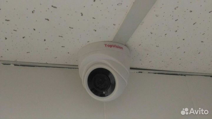 Видеонаблюдение. 4 камеры внутренние FullHD