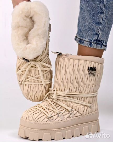 Дутики женские зимние 39 размера новые