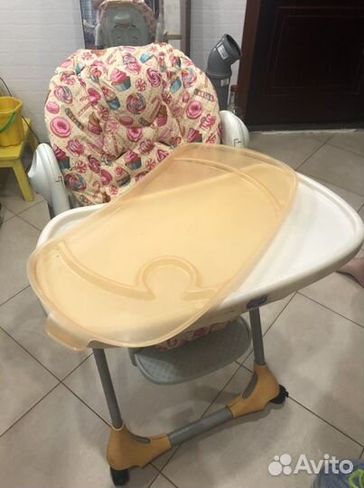 Стульчик для кормления chicco polly
