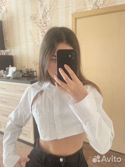 Укороченная рубашка