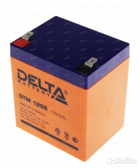 Аккумуляторная батарея для ибп Delta DTM 1205 12V