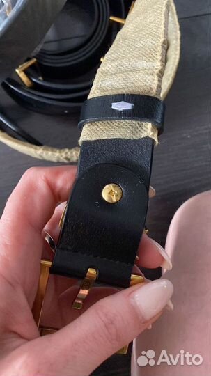 Ремень женский кожаный