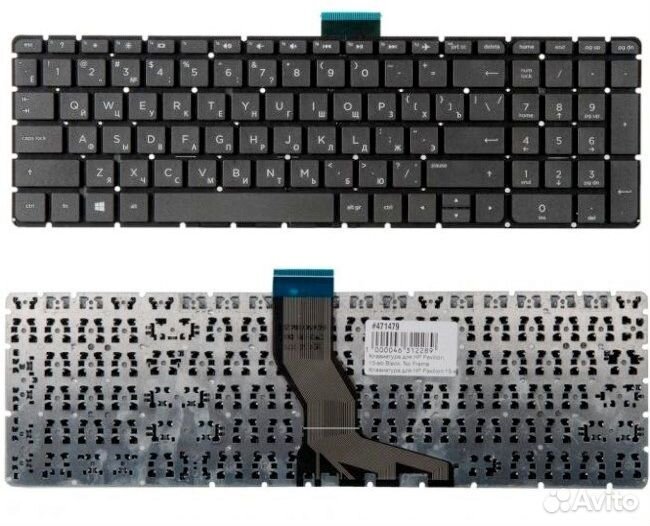 Клавиатура HP 15-AB 17-G P/N: 809031-251, V150646C