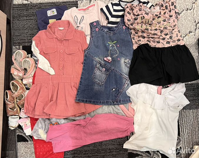 Пакет одежды на девочку от 80 до 152 бесплатно
