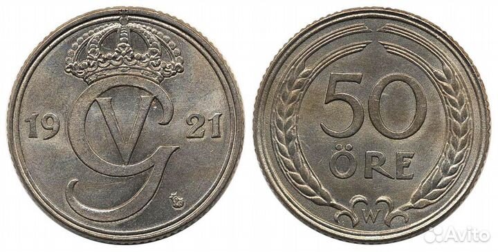 Монеты Швеции