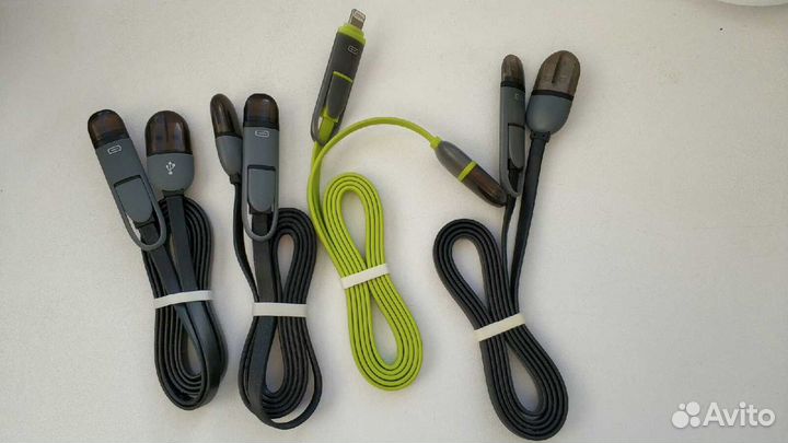 Новые Кабели Micro USB / Lightning 2 в 1