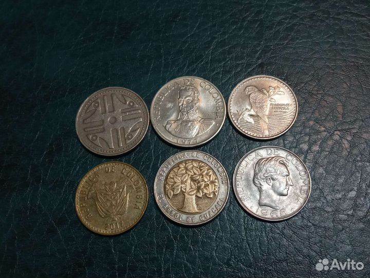 Набор монет Колумбии (3)