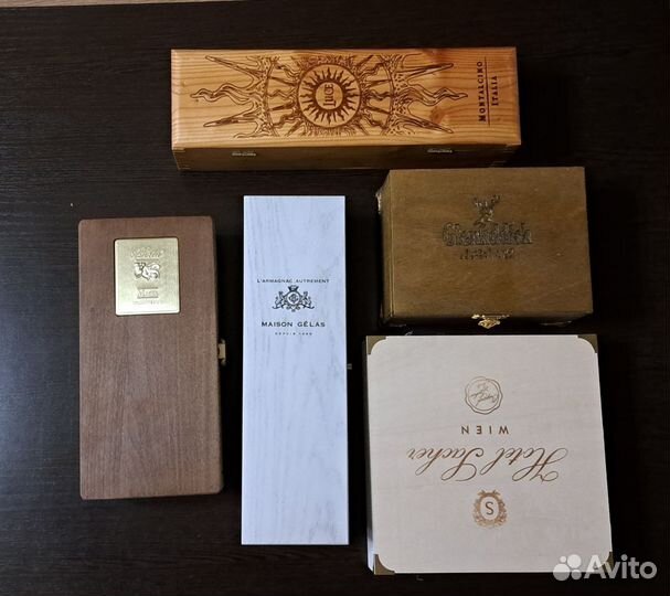 Деревянные коробки от напитков