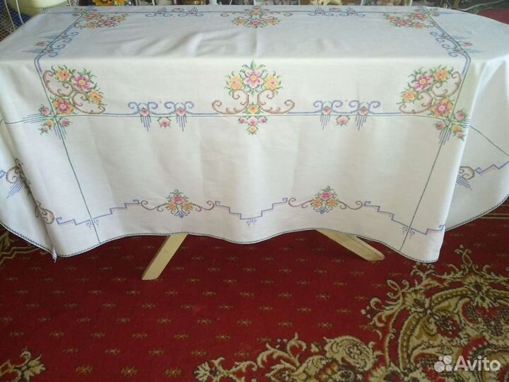 Скатерти старинные с вышивкой. Германия