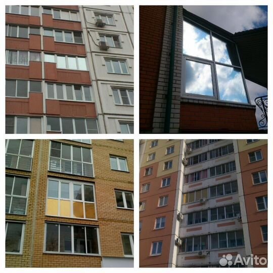 Тонировка балконов, окон, зданий в Липецке