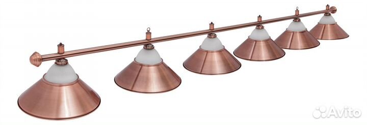 Светильник Fortuna Alison Red Bronze 6 плафонов