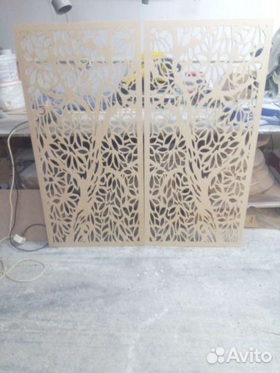 Резные перегородки, ажурные панели, ширмы