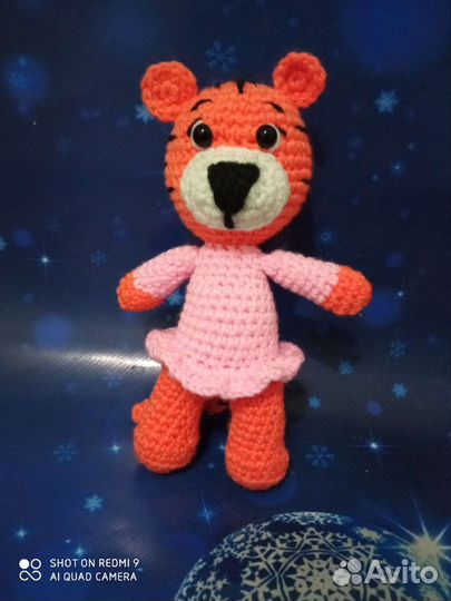 Тигр вязаный