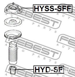 Отбойник переднего амортизатора hydsf