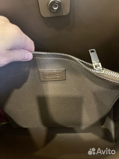 Сумка женская через плечо коричневая