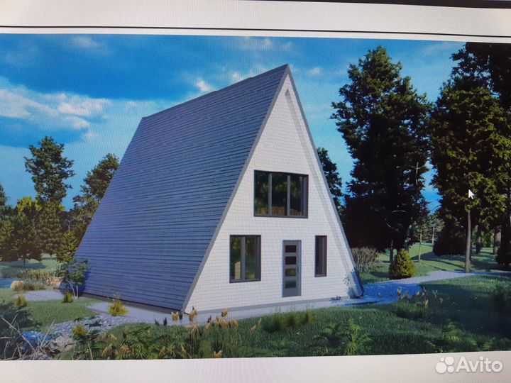 Проект дома А-фрейм