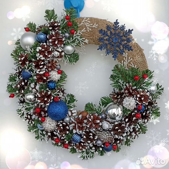 Новогодний веночек